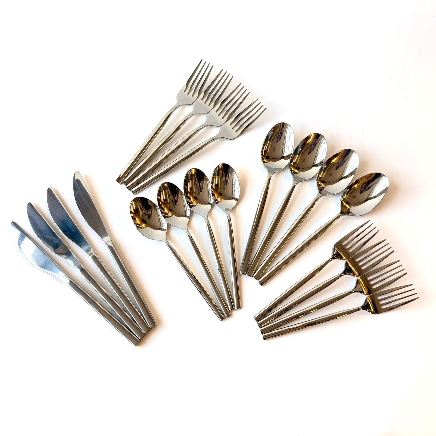 TT172 20 PIECE CHROME FLATWARE SET