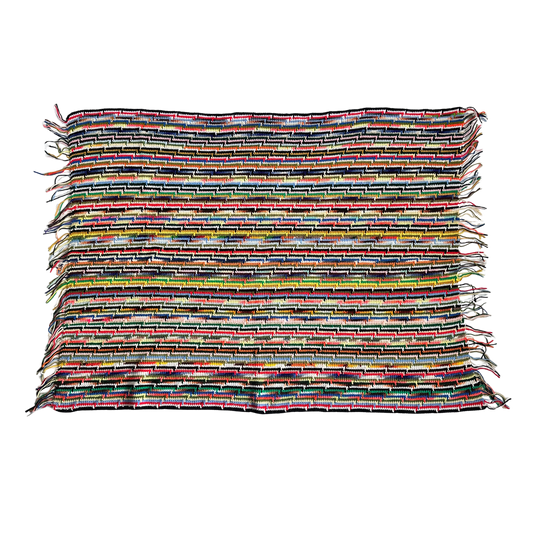 TW001 RAINBOW KNIT THROW BLANKET