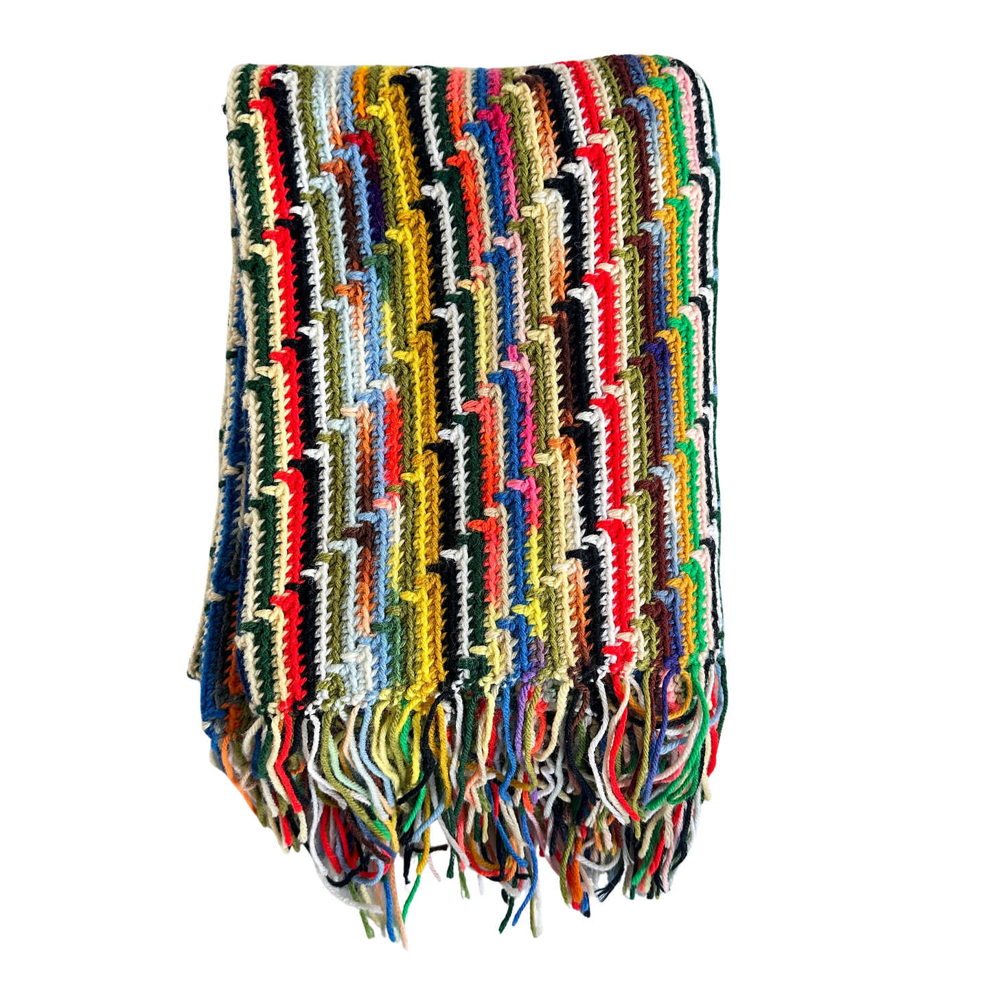 TW001 RAINBOW KNIT THROW BLANKET