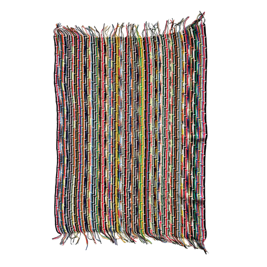 TW001 RAINBOW KNIT THROW BLANKET