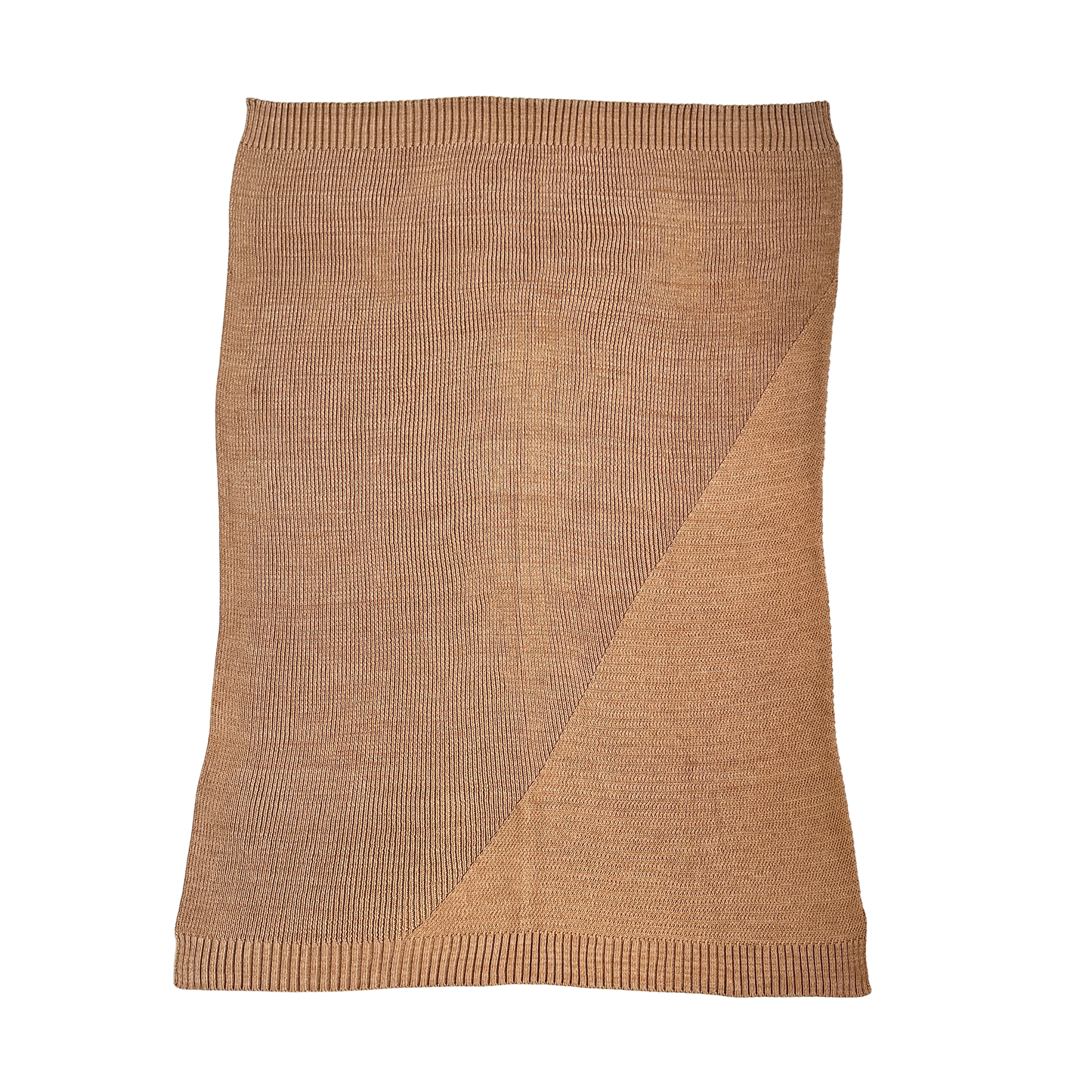 TW006 TAN SWEATER KNIT THROW BLANKET