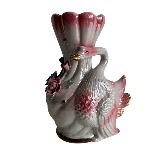 VS037 GOLDEN GOOSE VASE