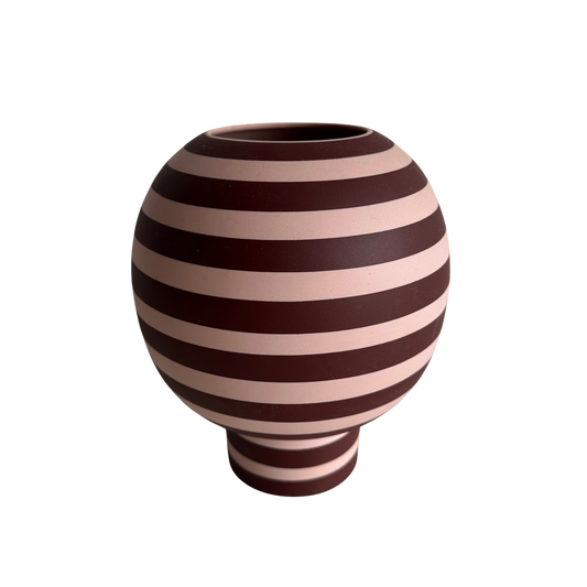 VS041 STRIPED NOGIN VASE