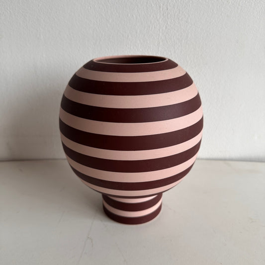 VS041 STRIPED NOGIN VASE