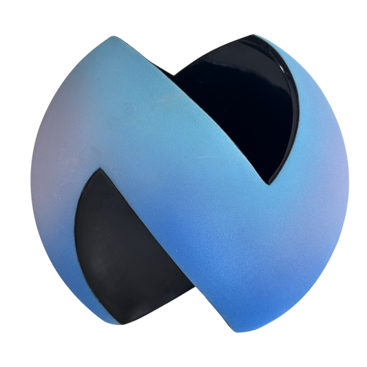 VS053 LYNNE GOLDSTEIN ABSTRACT GRADIENT VASE