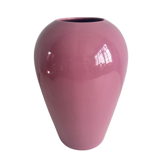 VS054 LARGE PINK HAEGER VASE