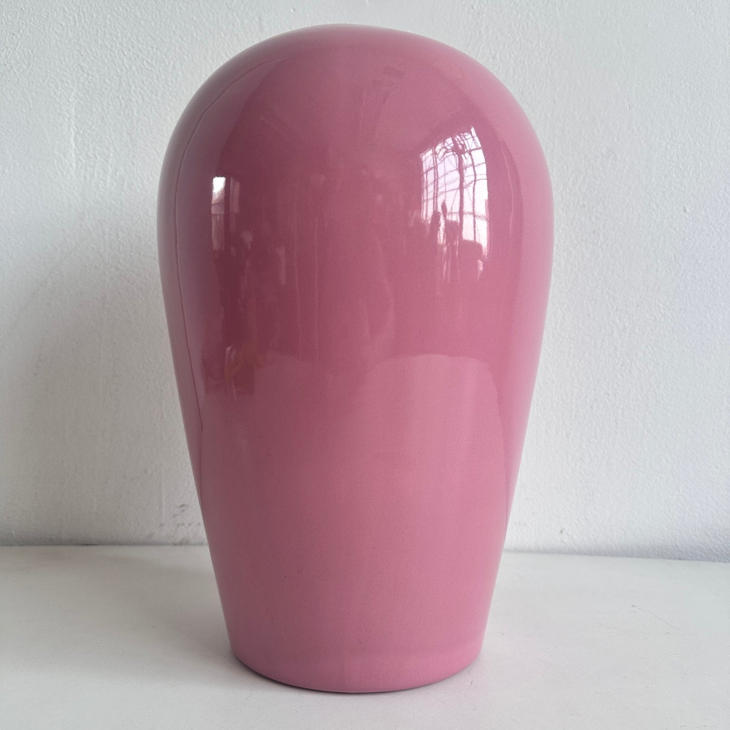 VS054 LARGE PINK HAEGER VASE