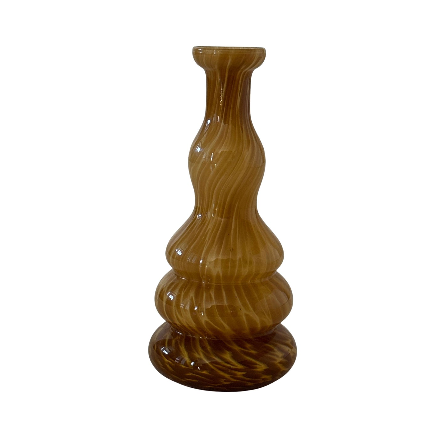 VS068 SWIRL ART GLASS VASE