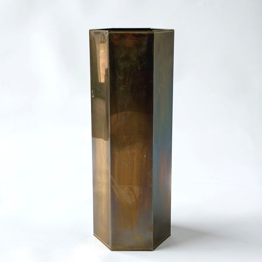 VS070 BRASS FLOOR VASE
