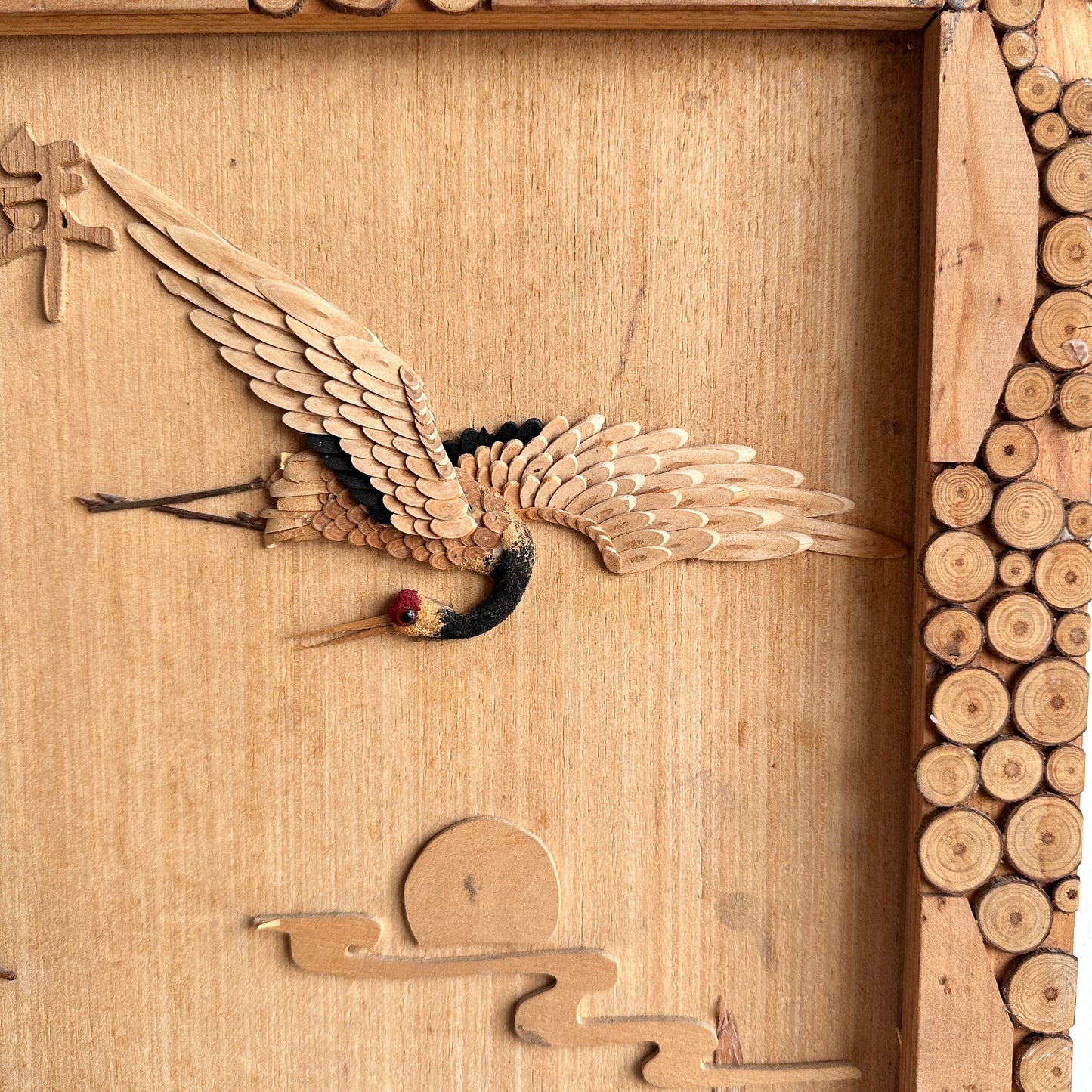 WD009 WOOD BIRD WALL ART