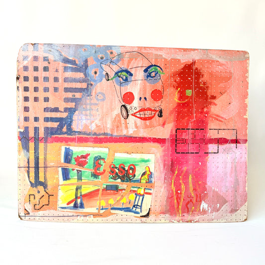 WD025 DOUBLE SIDED PEGBOARD ART