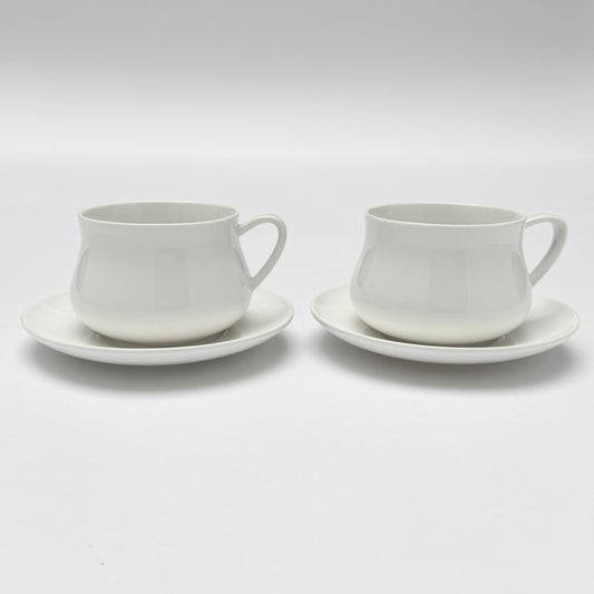 TT016 SET OF TWO OLMINSKY COFFEE CUPS WITH SAUCERS