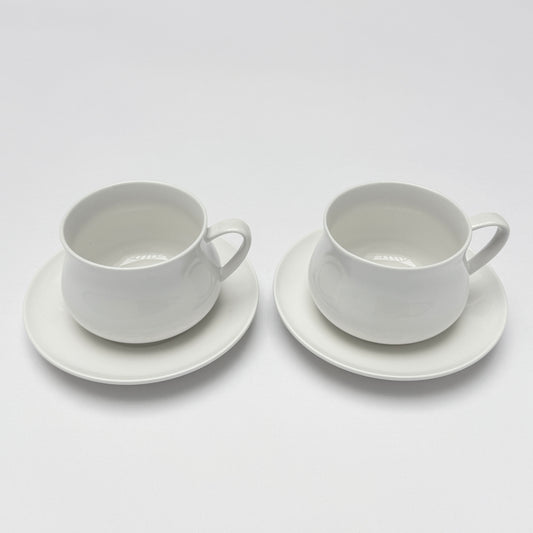 TT016 SET OF TWO OLMINSKY COFFEE CUPS WITH SAUCERS