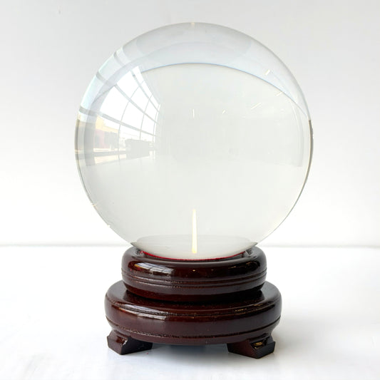 OB124 CRYSTAL BALL WITH STAND
