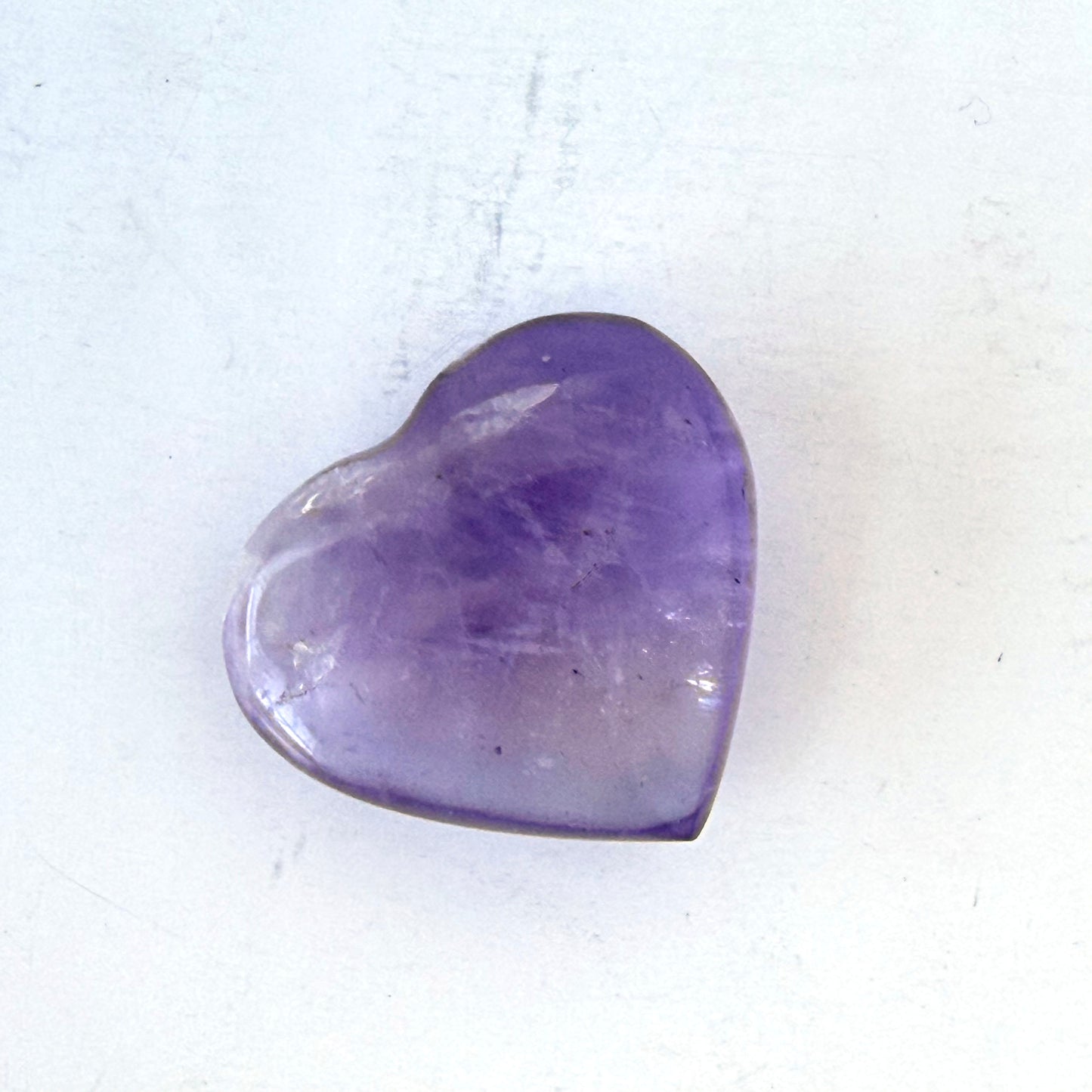 OB128 TINY AMETHYST HEART